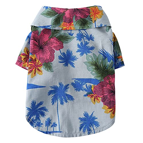 Tangpan Summer Pet Daisy Hawaii Beach Plaid Print Shirts Kleidung für Hunde S11 Blau M Tangpan Summer Pet Daisy Hawaii Beach Plaid Print Shirts Kleidung für Hunde S11 Blau M von Tangpan