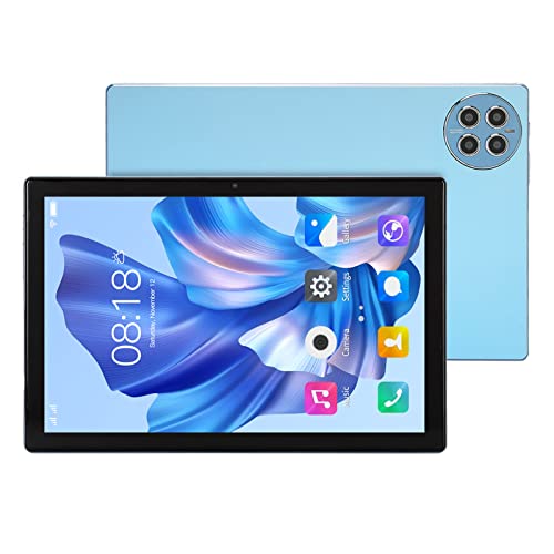 10-Zoll-Smart-Tablet, Octa-Core-CPU, 12 GB RAM, 256 GB ROM, 1920 X 1200 IPS-Bildschirm, 10.000-mAh-Akku, 8 MP Vorne, 20 MP Hinten, Leicht, Tragbar, EU-Stecker von Tangxi