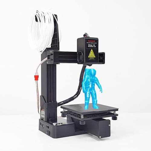 3D -Drucker, Kompakte FDM -3D -Drucker mit Hoher Genauigkeit, Schnellheizfrequenzabteilung Multiplexing 3D -Drucker für Anfänger, 100 X 100 X 100 Mm, 1,75 Mm PLA & TPU -Filament von Tangxi