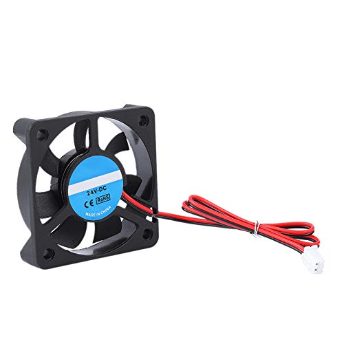 3D Drucker Fan, Tangxi 50x50x10mm 3D Drucker Lüfter, DC 24V 4000-6500RPM Super leiser 5010 Lüfter für den Makerbot Ender 3 RepRap i3 Creality CR-10 3D Drucker von Tangxi