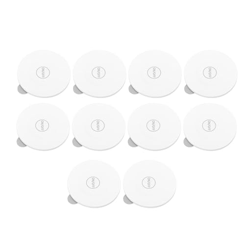 LED-Flaschenuntersetzer, Umweltschutz, Beleuchteter Untersetzer, Energieeinsparung, Modisch, 10 Stück, für Getränke für Partys (Weiß 6cm) von Tangxi