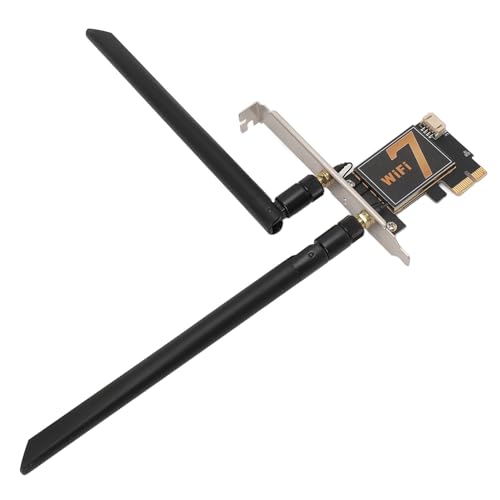PCI Ex1 WiFi-Karte Drahtloser Netzwerkkartenadapter WPA4-Verschlüsselung BE200NGW Stabiles Signal mit 8DB-Antenne für Desktop-PC PCI Ex1 WiFi-Karte Drahtloser Netzwerkkartenadapter WPA4-Verschlüsselung BE200NGW Stabiles Signal mit 8DB-Antenne für Desktop-PC von Tangxi