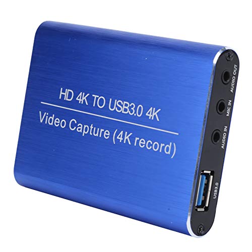 Tangxi 1080P Game Recording Live-Streaming-Box, USB3.0 4K 60FPS Video für Capture-Karte für HDMI-Recorder, Unterstützung für Windows/Linux/OS X-Systeme von Tangxi
