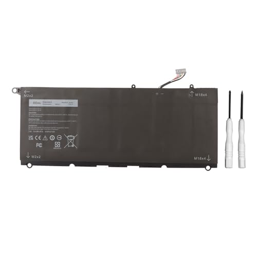 Tangxi 60WH 7,6V Laptop-Akku Ersatz für Dell XPS13 9350 9343 JD25G XPS13 XPS 13 9343 9350 P54G JHXPY JHXPY53 5K9CP 05K9CP von Tangxi