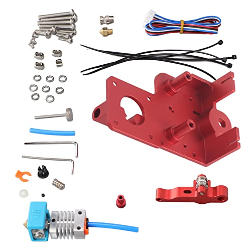 Tangxi Aluminiumoxid-Extruder-Kits mit Direktantrieb, 3D-Drucker, Doppelzahnrad-Extruder, CNC-Genauigkeit, Extruder mit Kurzer Reichweite für Ender 3, Extruder für Ender3 3Pro V2 von Tangxi