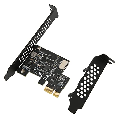 Tangxi PCIE zu USB 3.2 Erweiterungskarte, USB3.2 Gen1 Typ E 20PIN 5 Gbps A Key High Speed ​​Transfer, USB C PCI Express Karte für Desktop Front Typ C, für Win XP 7 8 10 11 für Linux von Tangxi