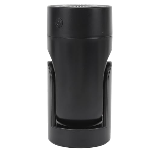 Tangxi Ruhige Tragbare Mini -Luftbefeuchter 360 -Grad Rotation USB Small Cool Mist Fungier für Schlafzimmer Büroauto, Einfacher Betrieb (BLACK) von Tangxi