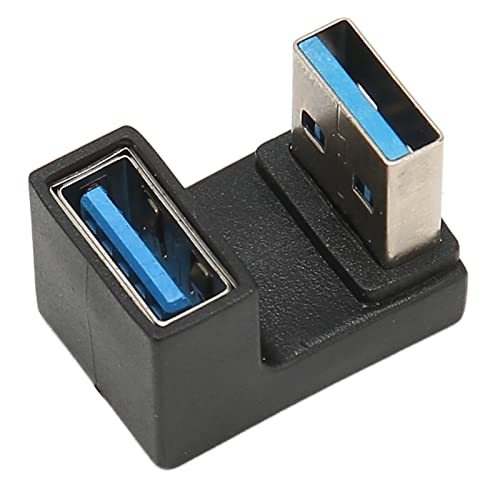 Tangxi U förmiger USB Adapter, USB 3.1 Typ A Stecker auf Buchse, Verlängerung, Stromdaten, Videoadapter, U Form, Abgewinkelt, 10 Gbit/s, Daten, 5 V, 3 A, Stromversorgung für PC, Laptop von Tangxi