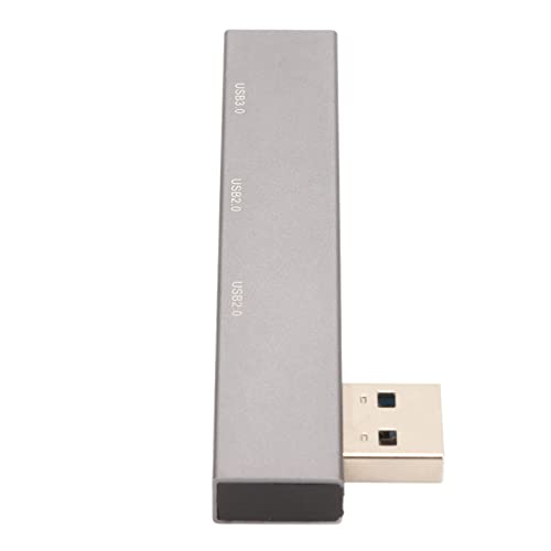 Tangxi USB 3.0 Hub, USB 3.0 Eingang, 1 X USB 3.0, 2 X USB 2.0, 5 Gbit/s Ausgang, USB Hub aus Aluminiumlegierung, USB Splitter, USB Expander für Laptop, Flash Laufwerk, Festplatte, Drucker von Tangxi