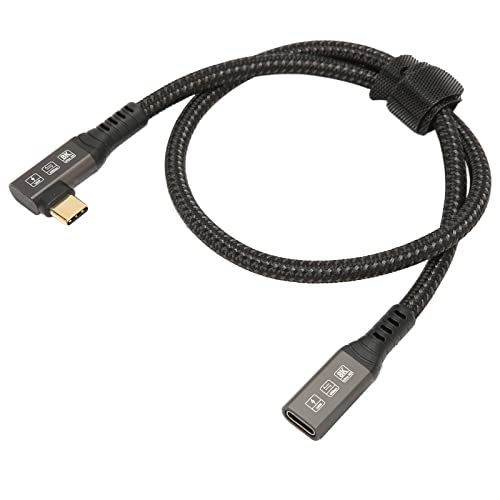Tangxi USB C Verlängerungskabel 1,6 Fuß, USB C auf USB C Stecker auf Buchse, Typ C Verlängerungskabel USB4.0 100 W Schnellladung 40 Gbit/s Übertragung, Unterstützt Ultra HD 8K bei 60 Hz von Tangxi