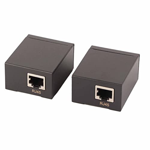 Tangxi VGA Extender, VGA Extender über Cat6 Bis 60M, VGA RJ45 Extender Cat-5/6 Ethernet Kabel mit 1 Sender +1 Empfänger von Tangxi