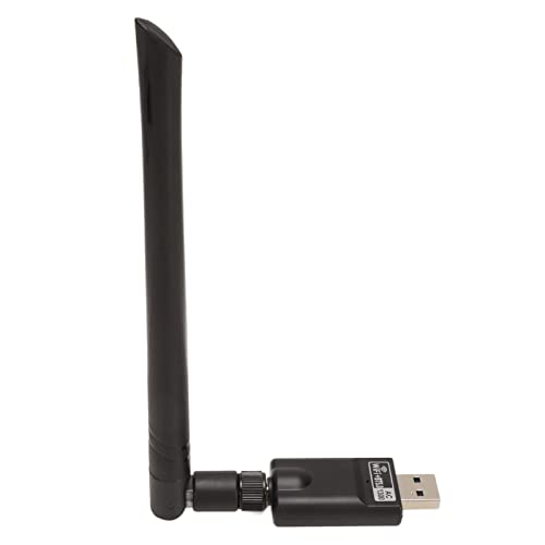 Tangxi USB WLAN Adapter, Hochgeschwindigkeits BT5.0 2,4 G 5 G Dualband WLAN Netzwerkadapter mit Antenne für Desktop PCs, Plug and Play, für Windows 7/8/8.1/10 von Tangxi