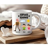 Keramik Tasse Opa Enkel Kinder Geschenk Personalisiert 11Oz Vatertag Geburtstag von TanjasPrints