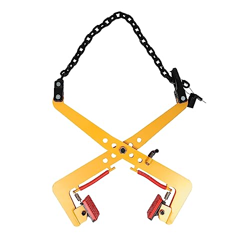 Bordsteinzange Steinzange Versetzzange Steinzieher Steinheber Pflastersteine Ketten-Steintransportklemme 350kg Tragfähigkeit, 30-51cm Klammeröffnung von TanjcXliu