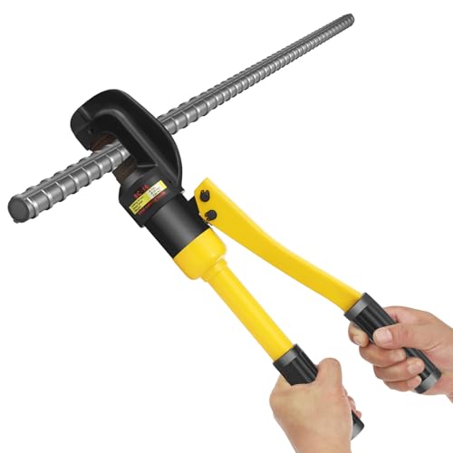 Hydraulischer Rebar Cutter 8T Schraubgewindestaal Werkzeug Kabelschere Groß Baustelle Rebar Schere 0.4-1.6cm Drahtseilschneider mit Tragbare Box Multitool Werkzeug SC-16 Cablecutter 42cm von TanjcXliu
