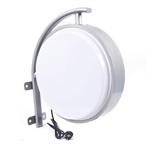 Lichtbox Leuchtbox Light Box Lightbox Leuchtkasten LED doppelseitige Rund-Leuchtkasten 40 cm, 220V, für Restaurants, Shops & Werbezwecke von TanjcXliu