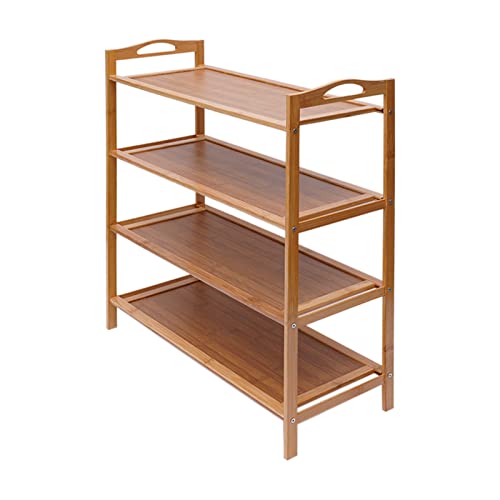 TanjcXliu Bambus Schuhregal 4 Ebenen Shoe Rack Organizer Shelf Schuregal Platzsparend 60 * 25 * 67cm Geeignet für Küche, Balkon, Büro, Schlafzimmer TanjcXliu Bambus Schuhregal 4 Ebenen Shoe Rack Organizer Shelf Schuregal Platzsparend 60 * 25 * 67cm Geeignet für Küche, Balkon, Büro, Schlafzimmer von TanjcXliu