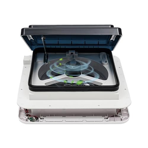 TanjcXliu Rv Dachventilator Wohnmobildach Abluftventilator Lüfter Dachlüftung Dachventilator Wohnmobil Wohnmobil Ventilator 12V LED-Lüftungsanlage mit 4 LEDs und 6 Stufen TanjcXliu Rv Dachventilator Wohnmobildach Abluftventilator Lüfter Dachlüftung Dachventilator Wohnmobil Wohnmobil Ventilator 12V LED-Lüftungsanlage mit 4 LEDs und 6 Stufen von TanjcXliu
