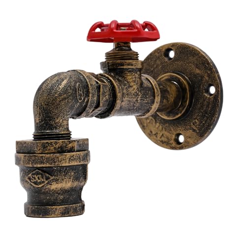 Wandleuchte Innen 2PCS Vintage Wandlampe Wandmontage Terrassenbeleuchtung E27 Wand Lampen Wasserhahn-förmige, Rohrstil Wandlicht Esszimmer Dekoration Wandbeleuchtung für Schlafzimmer, Küchen, Bars Wandleuchte Innen 2PCS Vintage Wandlampe Wandmontage Terrassenbeleuchtung E27 Wand Lampen Wasserhahn-förmige, Rohrstil Wandlicht Esszimmer Dekoration Wandbeleuchtung für Schlafzimmer, Küchen, Bars von TanjcXliu