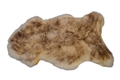 Tannery Sheepskin Weiß-Braun Schafsfell Teppiche Erstaunlich Schafsfell Schafsfell Leder Schafsfell Bereich Teppiche Teppich Teppiche weiche Wolle (120cm/65cm) von Tannery Sheepskin