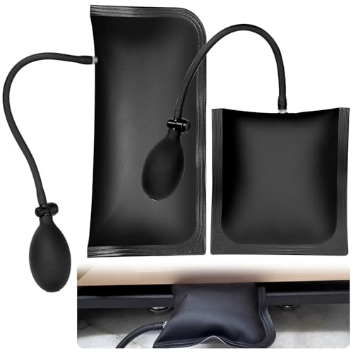 Tanstic 2 Stück Montagekissen Luftkissen Luftkeil Tasche Pumpe Hebekissen Commercial Grade Luftkeil Tasche professionelle Nivellierung Kit & Alignment Tool aufblasbare Shim Tasche (220LB Rating) von Tanstic