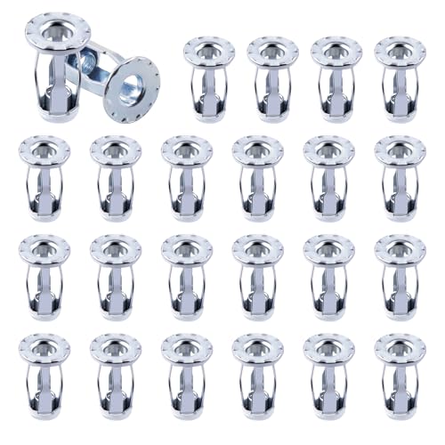 Tanstic 30Pcs M4 Petal Muttern Jack Muttern Expansion Petal Mutter Gewindeeinsatz Petal Muttern für hohle Wand Eisen Haut von Tanstic