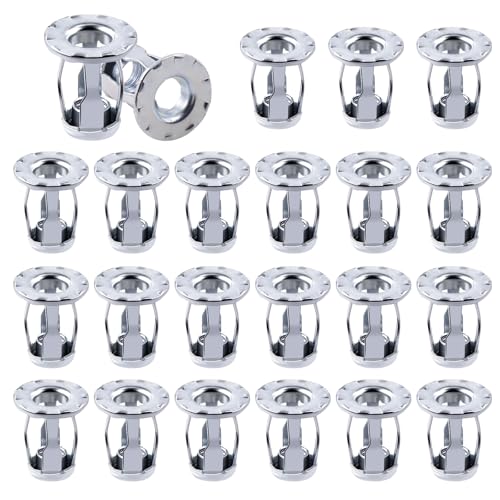 Tanstic 30Pcs M6 Petal Muttern Jack Muttern Expansion Petal Mutter Gewindeeinsatz Petal Muttern für hohle Wand Eisen Haut von Tanstic
