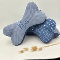 Leseknochen Opt. Personalisiert - Punkte Rauchblau Leseknochen Opt. Personalisiert - Punkte Rauchblau von TanteFi