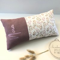 Namenskissen Blumen, Waffelpique Beere von TanteFi