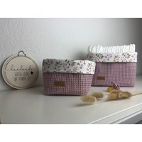 Utensilo Blumen Mit Waffelpiqué Altrosa von TanteFi