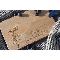 Frühstücksbrett - Personalisierte Bretter Geschenk Geburtstag Muttertag Weihnachten Holzbrett Schneidebrett Erzieher Abschied Frühstücksbrett - Personalisierte Bretter Geschenk Geburtstag Muttertag Weihnachten Holzbrett Schneidebrett Erzieher Abschied von TanteMaja