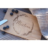 Frühstücksbrett - Personalisierte Bretter Geschenk Hebamme Muttertag Weihnachten Holzbrett Schneidebrett Erzieher Abschied Frühstücksbrett - Personalisierte Bretter Geschenk Hebamme Muttertag Weihnachten Holzbrett Schneidebrett Erzieher Abschied von TanteMaja