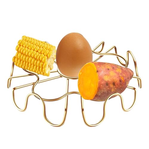 Eierkochständer, Eierhalter für Schnellkochtopf | Eierhalter zum Dampfgaren von Eiern aus Stahl – Zubehör für Instant-Töpfe, Eier-Dampfgarer Ständer von Tanxemery