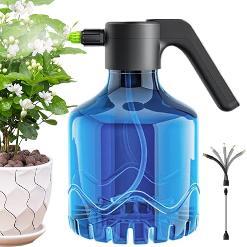 Elektrischer Wassersprüher 2L,Tragbarer Unkrautsprüher | USB-aufladbarer Sprüher für Rasen Autowaschen Tierpflege Terrasse Gewächshaus Outdoor-Pflanzen Unkrautjäckung von Tanxemery