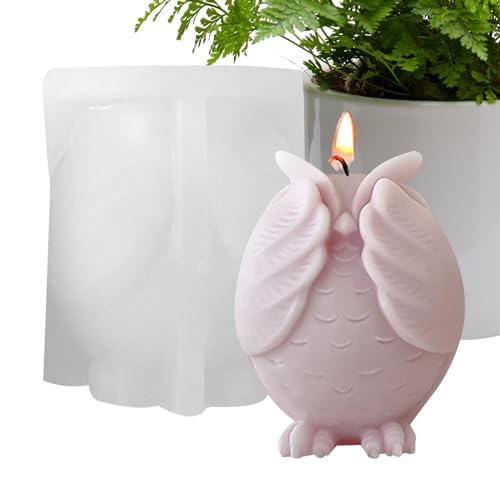 Eule Kerzenform, Eule Silikonform | Flexible Silikonform Soapbar Form | Antihaft-Harz-Kerzenform, zur Herstellung von Eule Seifenkerzen Eule Kerzenform, Eule Silikonform | Flexible Silikonform Soapbar Form | Antihaft-Harz-Kerzenform, zur Herstellung von Eule Seifenkerzen von Tanxemery