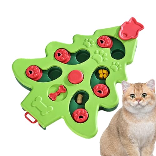 Futternapf für Hunde, langsames Fressen, Schüssel für Welpen, Schüssel in Form eines Weihnachtsbaums für Hunde, langsames Fressen und Puzzle für kleine Katzen und Hunde Futternapf für Hunde, langsames Fressen, Schüssel für Welpen, Schüssel in Form eines Weihnachtsbaums für Hunde, langsames Fressen und Puzzle für kleine Katzen und Hunde von Tanxemery