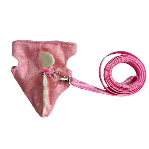 Geschirr für Kaninchen, Zubehör für Spaziergänge für Kaninchen – Kleidung und Zubehör für Kleintiere, darunter Frettchen Chinchillas und Kätzchen zum Spazierengehen, Joggen, Fotos und Feste von Tanxemery
