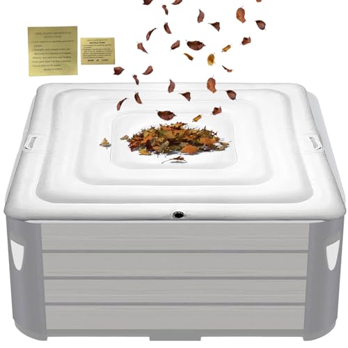Hot Tub Replacement Cover - Faltbare -Abdeckhaube Mit Wärmeisolierung,UV-Beständige Isolierauflage Mit Tragengriff Eckspa-Kissen Unisex Innen Außen Garten Camping Poolbereich von Tanxemery