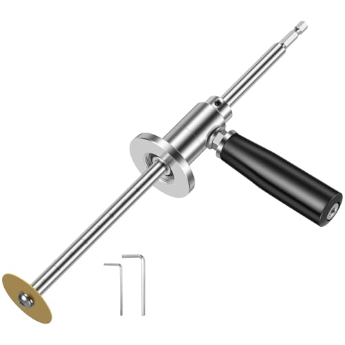 Innenrohrschneider Metall Für PVC-Rohre, Tragbarer Rohrreibahle Mit Skala Und Verstellbarer Tiefenmessführung ABS- Und PVC-Rohrreibahle Sanitärwerkzeug Set Mit Schraubendreher Zum Schneiden Von Holz von Tanxemery