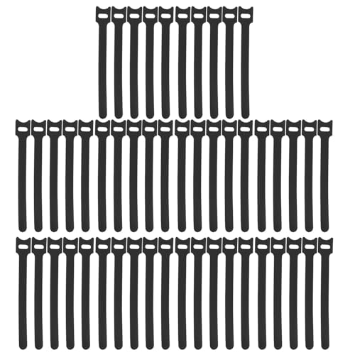 Kabelbinder, Krawattenklammern, selbstsichernde Kabelbinder, 50 Stück, bunte Nylon-Reißverschlüsse, Kabel-Organizer für Ladekabel, wiederverwendbare Reißverschluss-Clips Kabelbinder, Krawattenklammern, selbstsichernde Kabelbinder, 50 Stück, bunte Nylon-Reißverschlüsse, Kabel-Organizer für Ladekabel, wiederverwendbare Reißverschluss-Clips von Tanxemery
