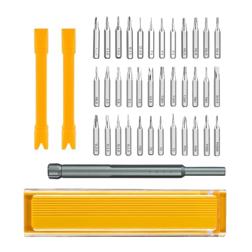 Kleiner Schraubendreher-Satz, kleiner Schraubendrehersatz, 41-in-1-Präzisionsschraubendreher-Bit-Set, rutschfestes Reparaturwerkzeug-Set mit Etui, elektronisches Werkzeugset für ordinate Kleiner Schraubendreher-Satz, kleiner Schraubendrehersatz, 41-in-1-Präzisionsschraubendreher-Bit-Set, rutschfestes Reparaturwerkzeug-Set mit Etui, elektronisches Werkzeugset für ordinate von Tanxemery