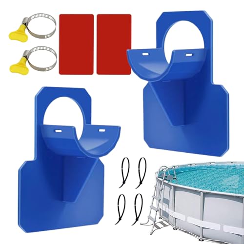 Pool Pipe Holder - Pool Wasserschlauch Haltehalterungen | Verstellbare Rohrklemmenhaken Zubehör Für Garten Terrasse Draußen von Tanxemery