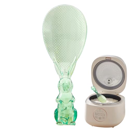 Reisschaufel – Löffelhalter Kaninchen transparent – Multifunktions-Löffel flach zum Mischen, Kochen, Servieren, Zubereitung von Salaten, Suppen, mit stabilem Boden, für Küche, Backen Reisschaufel – Löffelhalter Kaninchen transparent – Multifunktions-Löffel flach zum Mischen, Kochen, Servieren, Zubereitung von Salaten, Suppen, mit stabilem Boden, für Küche, Backen von Tanxemery