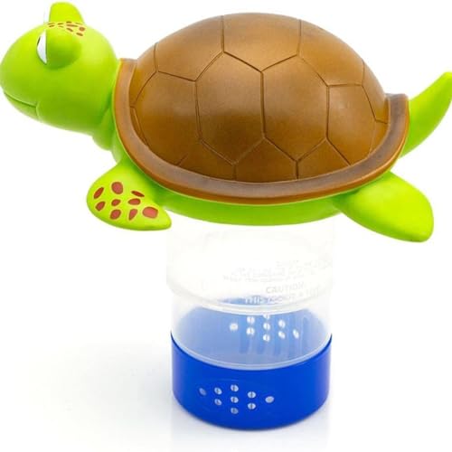 Schildkröte Chlordosierschwimmer Krokodil Pool Dosierschwimmer Für Bis Zu Vier 1 Zoll Tabletten Dosierung Pool Chemischen Spender Chlor Dosierer Chemikalien Spender Für Chlortabletten Für Spa, Pool von Tanxemery