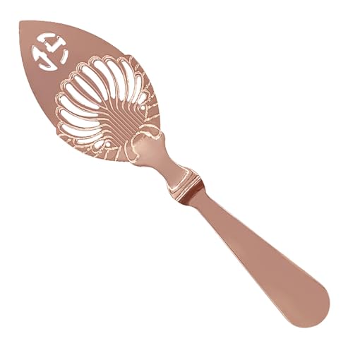 Schlitzlöffel aus Edelstahl, Absinth-Löffelhalter | mit Zuckerwürfelsieb in hohlem Design – Küchenbar-Werkzeug, Absinth-Brunnenlöffel aus Edelstahl 30 von Tanxemery