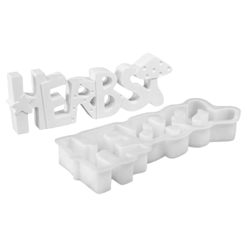 Silikonformen Gießformen Herbst, Entnehmbar Silikonform Herbst Kürbis Igel Gipsform Zum Gießen Gießformen Silikon Buchstaben Gießform Kürbis Igel Kerzenformen Für Gips Kerzen Seife Ton Beton von Tanxemery