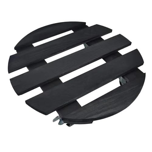 Ständer mit Rollen für Blumentöpfe, mit Rollen, Pflanzenständer für den Außenbereich, Rolltopf für den Innenbereich, rollender Ständer aus Holz – Tragkraft 100 kg Ständer mit Rollen für Blumentöpfe, mit Rollen, Pflanzenständer für den Außenbereich, Rolltopf für den Innenbereich, rollender Ständer aus Holz – Tragkraft 100 kg von Tanxemery
