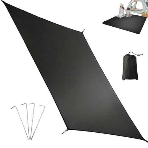 Strandmatte, Sandstrandmatte, wasserdicht, 78,7 x 59 Zoll | Waschbarer Teppich gegen Sand für Strand, Camping, Wandern, Reisen, Familienkonzerte von Tanxemery
