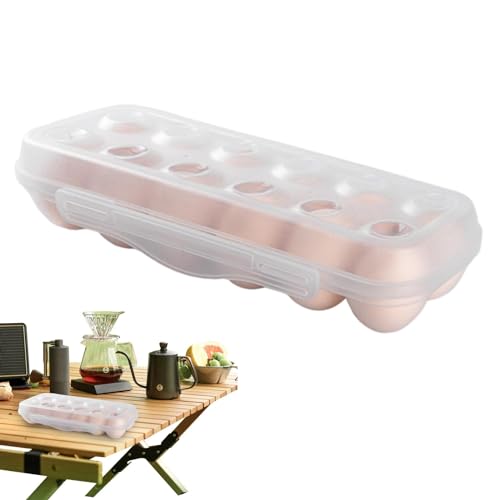 Tanxemery Eierbox für Kühlschrank, Eierhalter für Kühlschrank - Eierbehälter für Kühlschrank - Stapelbarer transparenter Eierbehälter mit Schnappöffnung Tanxemery Eierbox für Kühlschrank, Eierhalter für Kühlschrank - Eierbehälter für Kühlschrank - Stapelbarer transparenter Eierbehälter mit Schnappöffnung von Tanxemery