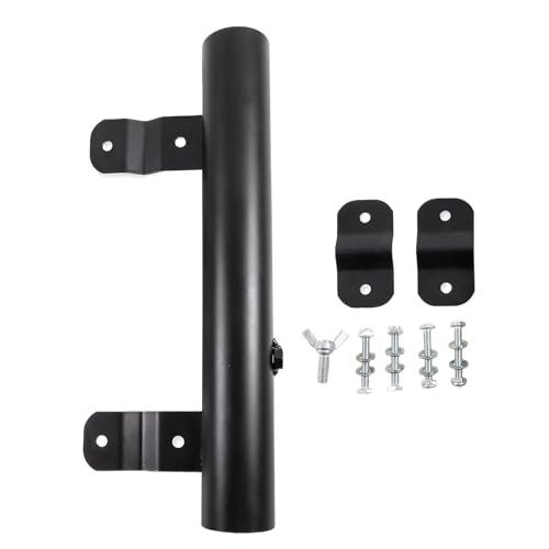 Tanxemery Fahnenmasthalterung - Leiter Flaggenstangenhalter - Verstellbare robuste wetterbeständige Stahlhalterung rostfrei für Heimgebrauch patriotische Dekoration Terrasse und gewerbliche von Tanxemery